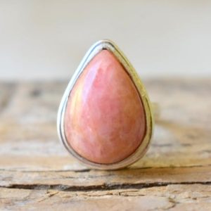 Shop Rhodochrosite Rings! Rhodochrosite ring, 925 sterling silver, Rhodochrosite gemstone silver ring , women jewellery gift #B322 | Natural genuine Rhodochrosite rings, simple unique handcrafted gemstone rings. #rings #jewelry #shopping #gift #handmade #fashion #style #affiliate #ad