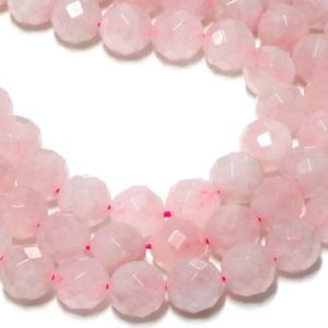 Shop Rose Quartz Necklaces! Large faceted rose quartz beads,unique stone beads,14mm beads,beads for necklaces,beads lot, mixed lot beads – 16" Full Strand | Natural genuine Rose Quartz necklaces. Buy crystal jewelry, handmade handcrafted artisan jewelry for women.  Unique handmade gift ideas. #jewelry #beadednecklaces #beadedjewelry #gift #shopping #handmadejewelry #fashion #style #product #necklaces #affiliate #ad