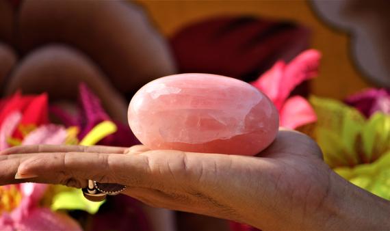 320mm Pink Rose Quartz Lingam Energy Chakra Balancing Gemstone Reiki Charged Spiritual Decor Meditation Yoga Unique Healing Crystal Gift