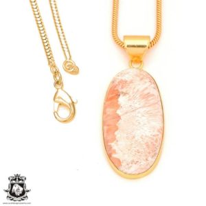 Shop Scolecite Pendants! Scolecite 24K Gold Plated Pendant 3MM Italian Snake Chain GPH404 | Natural genuine Scolecite pendants. Buy crystal jewelry, handmade handcrafted artisan jewelry for women.  Unique handmade gift ideas. #jewelry #beadedpendants #beadedjewelry #gift #shopping #handmadejewelry #fashion #style #product #pendants #affiliate #ad