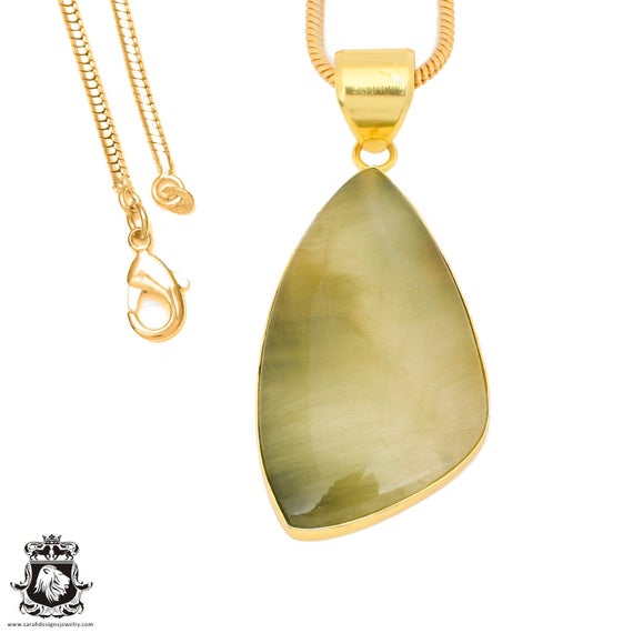 Serpentine Pendant Necklaces & Free 2mm Italian 925 Sterling Silver Chain Gph1425