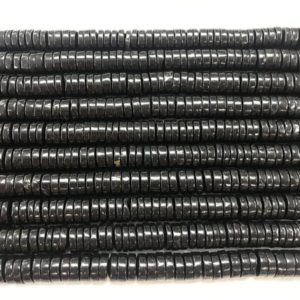 Shop Shungite Beads! Genuine Shungite 6mm – 10mm Heishi Black Gemstone Loose Beads 15 inch Jewelry Supply Bracelet Necklace Material Support Wholesale | Natural genuine other-shape Shungite beads for beading and jewelry making.  #jewelry #beads #beadedjewelry #diyjewelry #jewelrymaking #beadstore #beading #affiliate #ad