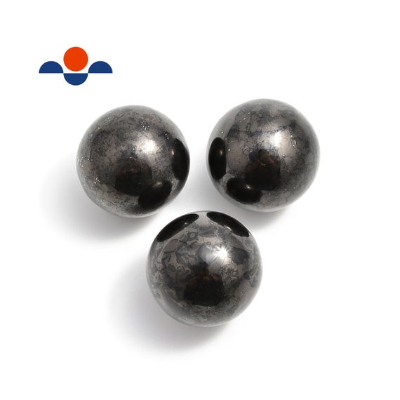 Natural Shungite Polished Sphere Ball Emf Protection Size 40mm Sold Per Piece