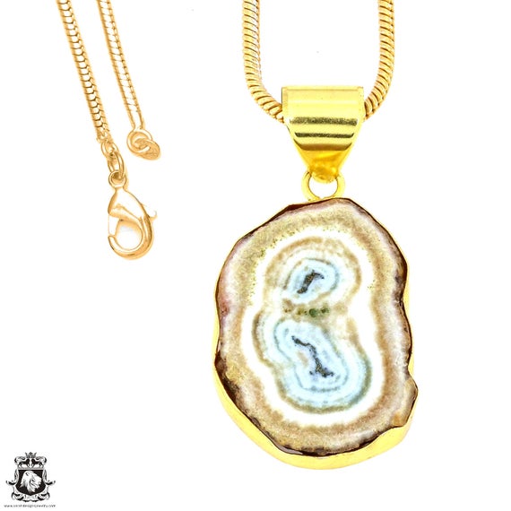 Smokey Quartz Stalactite 24k Gold Pendant Necklace