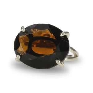 Shop Smoky Quartz Jewelry! Smoky Quartz Ring · Brown Gemstone Ring · Smokey Quartz Jewelry · Silver Ring · Oval Ring · Statement Ring · Oval Cut Ring | Natural genuine Smoky Quartz jewelry. Buy crystal jewelry, handmade handcrafted artisan jewelry for women.  Unique handmade gift ideas. #jewelry #beadedjewelry #beadedjewelry #gift #shopping #handmadejewelry #fashion #style #product #jewelry #affiliate #ad