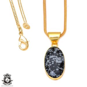 Shop Snowflake Obsidian Pendants! Snowflake Obsidian 24k Gold Plated Pendant  Gph82 | Natural genuine Snowflake Obsidian pendants. Buy crystal jewelry, handmade handcrafted artisan jewelry for women.  Unique handmade gift ideas. #jewelry #beadedpendants #beadedjewelry #gift #shopping #handmadejewelry #fashion #style #product #pendants #affiliate #ad