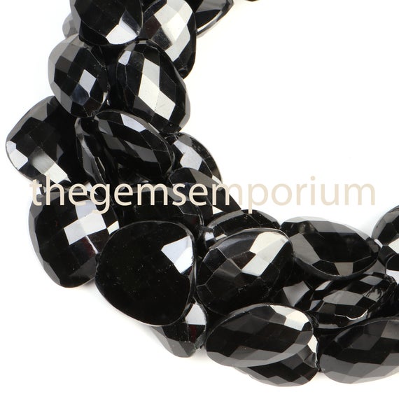 Black Spinel Faceted Nugget Shape Beads, Black Spinel Faceted Beads, Black Spinel Nugget Shape Beads, Black Spinel Beads, Spinel Beads