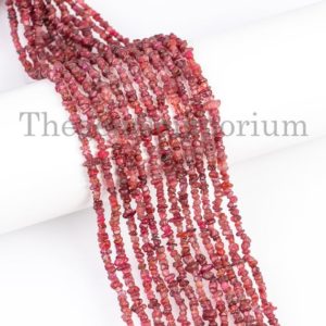 Shop Spinel Chip & Nugget Beads! Red Spinel Plain Chip Beads, Red Spinel Uncut Beads, Spinel Chip Beads, Red Spinel Beads, Chip Uncut Bead, Beads Strand, Gemstone Chips Bead | Natural genuine chip Spinel beads for beading and jewelry making.  #jewelry #beads #beadedjewelry #diyjewelry #jewelrymaking #beadstore #beading #affiliate #ad