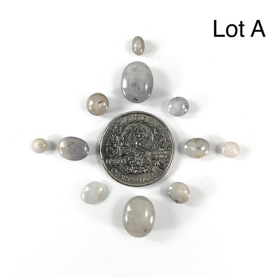 Silver Star Sapphire Cabochon Lots // Sapphire Cabochons // Gems / Cabochons / Jewelry Making Supplies / Village Silversmith