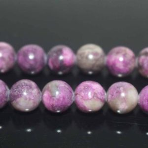 Shop Sugilite Beads! Sugilite beads,Purple dragonshard beads,4mm 6mm 8mm 10mm 12mm 14mm Smooth Round Beads,one strand 15",Purple Sugilite Crystal Gemstone beads | Natural genuine round Sugilite beads for beading and jewelry making.  #jewelry #beads #beadedjewelry #diyjewelry #jewelrymaking #beadstore #beading #affiliate #ad