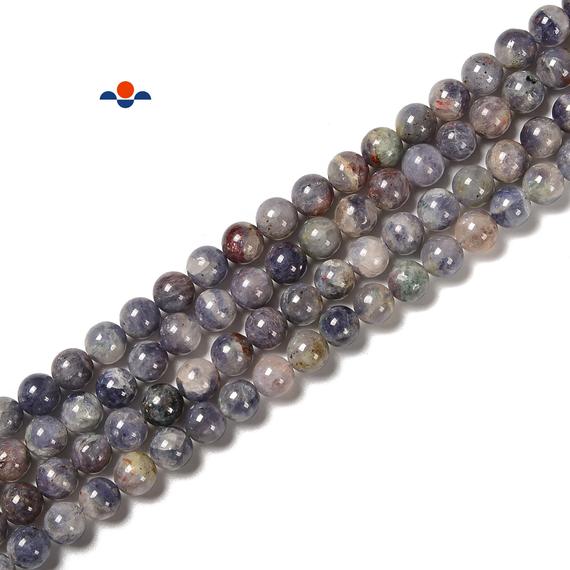 Tanzanite Smooth Round Beads 5mm 6mm 7mm 8mm 9mm 10mm 11mm 12mm 14mm 15.5"strand