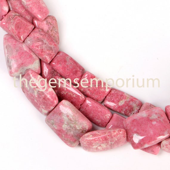 Thulite Beads, Smooth Cushion Shape, Aaa Quality Thulite Beads, Smooth Cushion Shape, Aaa Quality