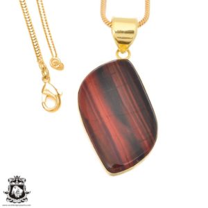 Shop Tiger Eye Pendants! Iron Tiger's Eye Pendant Necklaces & FREE 3MM Italian 925 Sterling Silver Chain GPH1389 | Natural genuine Tiger Eye pendants. Buy crystal jewelry, handmade handcrafted artisan jewelry for women.  Unique handmade gift ideas. #jewelry #beadedpendants #beadedjewelry #gift #shopping #handmadejewelry #fashion #style #product #pendants #affiliate #ad