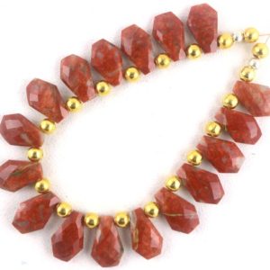 Shop Unakite Faceted Beads! CHRISTMAS SALE 1 Strand Natural Unakite,Faceted Unakite Fancy Shape,Unakite,9.5×15-10x16mm,Approx 7"Long,Multi-Color Unakite Beads,wholesale | Natural genuine faceted Unakite beads for beading and jewelry making.  #jewelry #beads #beadedjewelry #diyjewelry #jewelrymaking #beadstore #beading #affiliate #ad