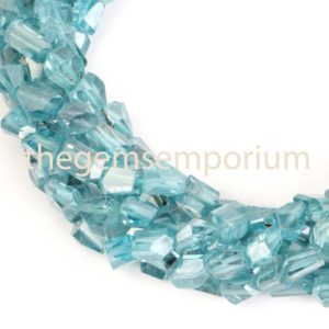 Blue Zircon Faceted Nugget Shape Beads, Blue Zircon Nugget Shape Beads,Blue Zircon Faceted Beads,Blue Zircon Beads,Zircon Beads,Zircon Beads | Natural genuine chip Zircon beads for beading and jewelry making.  #jewelry #beads #beadedjewelry #diyjewelry #jewelrymaking #beadstore #beading #affiliate #ad