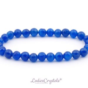 Shop Agate Bracelets! Blue Agate Bracelet, Blue Banded Agate Bracelets 6mm Bead, Blue Agate, Bracelets, Metaphysical Crystals, Stones, Crystals, Gifts, Zodiac | Natural genuine Agate bracelets. Buy crystal jewelry, handmade handcrafted artisan jewelry for women.  Unique handmade gift ideas. #jewelry #beadedbracelets #beadedjewelry #gift #shopping #handmadejewelry #fashion #style #product #bracelets #affiliate #ad