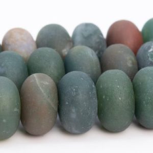Shop Agate Rondelle Beads! 10x6MM Matte Multicolor Indian Agate Beads Grade AAA Genuine Natural Gemstone Rondelle Loose Beads 15" / 7.5" Bulk Lot Options (110712) | Natural genuine rondelle Agate beads for beading and jewelry making.  #jewelry #beads #beadedjewelry #diyjewelry #jewelrymaking #beadstore #beading #affiliate #ad