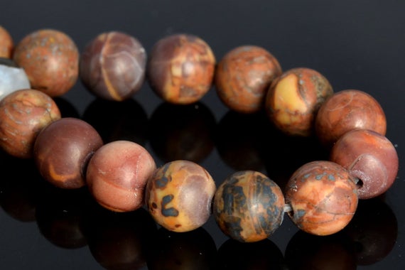 6mm Matte Crazy Lace Agate Beads Grade Aaa Genuine Natural Gemstone Half Strand Round Loose Beads 7.5" Bulk Lot 1,3,5,10,50 (104891h-1334)