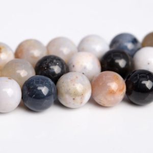 Shop Dendritic Agate Beads! 6MM Parral Dendrite Agate Beads Grade AAA Genuine Natural Gemstone Full Strand Round Loose Beads 15.5" BULK LOT 1,3,5,10,50 (104507-1228) | Natural genuine round Dendritic Agate beads for beading and jewelry making.  #jewelry #beads #beadedjewelry #diyjewelry #jewelrymaking #beadstore #beading #affiliate #ad