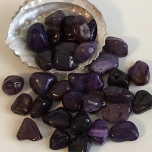 Shop Tumbled Agate Crystals & Pocket Stones! Agate Purple Tumbled Stone, Small Healing Stone,these are dyed stones | Natural genuine stones & crystals in various shapes & sizes. Buy raw cut, tumbled, or polished gemstones for making jewelry or crystal healing energy vibration raising reiki stones. #crystals #gemstones #crystalhealing #crystalsandgemstones #energyhealing #affiliate #ad