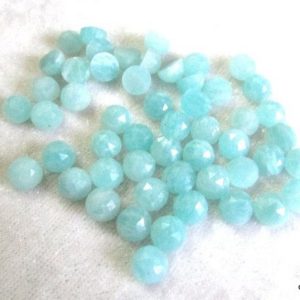 Shop Amazonite Cabochons! 10 Pieces 6mm Amazonite Rosecut Round Gemstone, Amazonite Round Rosecut Flat Gemstone, Amazonite Cabochon Rosecut Round Gemstone | Natural genuine stones & crystals in various shapes & sizes. Buy raw cut, tumbled, or polished gemstones for making jewelry or crystal healing energy vibration raising reiki stones. #crystals #gemstones #crystalhealing #crystalsandgemstones #energyhealing #affiliate #ad