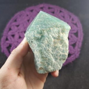 Shop Amazonite Points & Wands! Amazonite Top Polished Crystal Point Stones Crystals Large Natural Blue Green Unique Display Self standing | Natural genuine stones & crystals in various shapes & sizes. Buy raw cut, tumbled, or polished gemstones for making jewelry or crystal healing energy vibration raising reiki stones. #crystals #gemstones #crystalhealing #crystalsandgemstones #energyhealing #affiliate #ad