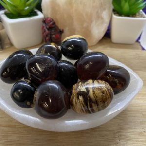 Shop Amber Stones & Crystals! Premium Tumbled Zebra Amber hand polished Stones | Natural genuine stones & crystals in various shapes & sizes. Buy raw cut, tumbled, or polished gemstones for making jewelry or crystal healing energy vibration raising reiki stones. #crystals #gemstones #crystalhealing #crystalsandgemstones #energyhealing #affiliate #ad
