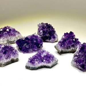 Shop Raw & Rough Amethyst Stones! Raw Amethyst Crystal Cluster: “A” Grade Premium Quality | Natural genuine stones & crystals in various shapes & sizes. Buy raw cut, tumbled, or polished gemstones for making jewelry or crystal healing energy vibration raising reiki stones. #crystals #gemstones #crystalhealing #crystalsandgemstones #energyhealing #affiliate #ad