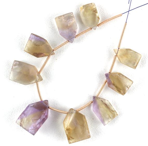 Clearance Sale,aaa Quality Natural Ametrine Rough,ametrine Rough Gemstone For Jewelry,briolette Beads,rough,ametrine,9x14-12x20mm,wholesale