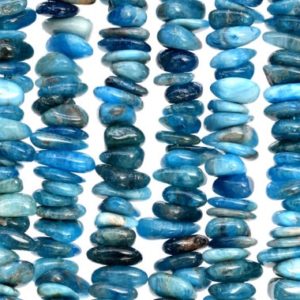 Shop Apatite Chip & Nugget Beads! Genuine Natural Apatite Gemstone Beads 4-10MM Blue Pebble Chips A Quality Loose Beads (108408) | Natural genuine chip Apatite beads for beading and jewelry making.  #jewelry #beads #beadedjewelry #diyjewelry #jewelrymaking #beadstore #beading #affiliate #ad
