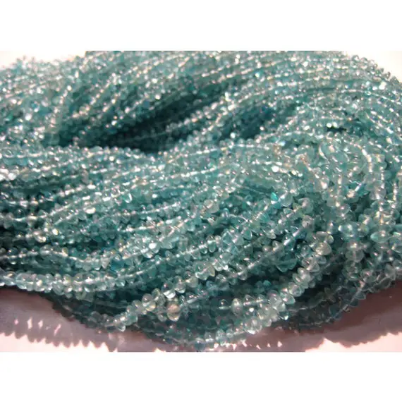4mm Blue Apatite Plain Beads, Apatite Plain Button Beads, High Quality Gemstone Beads, Apatite Smooth Beads (1st To 5st)