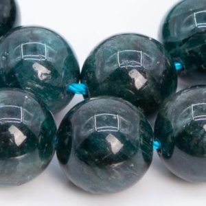 Shop Apatite Round Beads! Genuine Natural Apatite Gemstone Beads 10MM Deep Blue Green Round A Quality Loose Beads (108928) | Natural genuine round Apatite beads for beading and jewelry making.  #jewelry #beads #beadedjewelry #diyjewelry #jewelrymaking #beadstore #beading #affiliate #ad