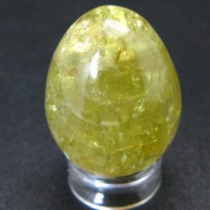 Large Gold Apatite Egg from Mexico – 20.4 Grams – 1.1" | Natural genuine stones & crystals in various shapes & sizes. Buy raw cut, tumbled, or polished gemstones for making jewelry or crystal healing energy vibration raising reiki stones. #crystals #gemstones #crystalhealing #crystalsandgemstones #energyhealing #affiliate #ad