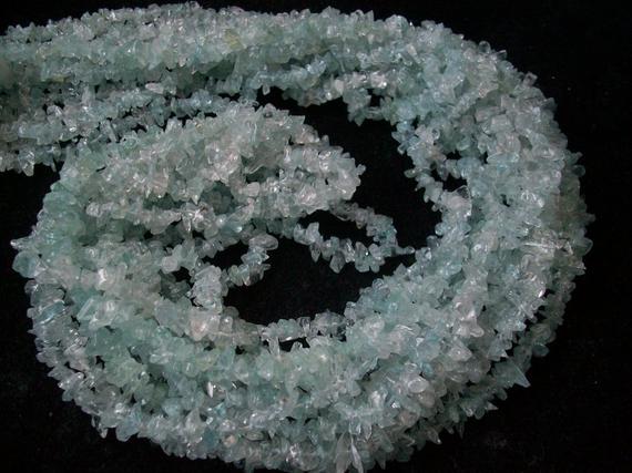 32 Inch 4mm To 5mm Approx.. Natural Genuine Aquamarine Uncut Beads Strand, Aquamarine Beads Uncut Strand Gemstone