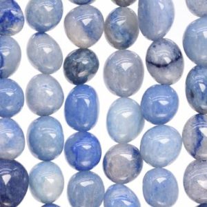 Shop Aventurine Chip & Nugget Beads! Aventurine Gemstone Beads 8-10MM Blue Pebble Nugget AAA Quality Loose Beads (108048) | Natural genuine chip Aventurine beads for beading and jewelry making.  #jewelry #beads #beadedjewelry #diyjewelry #jewelrymaking #beadstore #beading #affiliate #ad