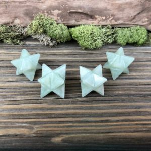Shop Aventurine Shapes! Green Aventurine Crystal Merkaba 20mm | Natural genuine stones & crystals in various shapes & sizes. Buy raw cut, tumbled, or polished gemstones for making jewelry or crystal healing energy vibration raising reiki stones. #crystals #gemstones #crystalhealing #crystalsandgemstones #energyhealing #affiliate #ad