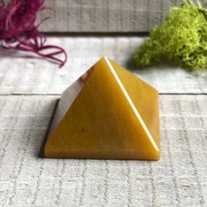 Shop Aventurine Stones & Crystals! Yellow Aventurine Crystal Pyramid | Natural genuine stones & crystals in various shapes & sizes. Buy raw cut, tumbled, or polished gemstones for making jewelry or crystal healing energy vibration raising reiki stones. #crystals #gemstones #crystalhealing #crystalsandgemstones #energyhealing #affiliate #ad