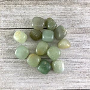 Shop Tumbled Aventurine Crystals & Pocket Stones! Tumbled Green Aventurine Polished Stone | Natural genuine stones & crystals in various shapes & sizes. Buy raw cut, tumbled, or polished gemstones for making jewelry or crystal healing energy vibration raising reiki stones. #crystals #gemstones #crystalhealing #crystalsandgemstones #energyhealing #affiliate #ad