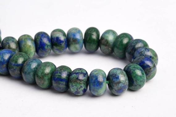 8x5mm Azurite Beads Grade Aaa Natural Gemstone Half Strand Rondelle Loose Beads 7.5" Bulk Lot 1,3,5,10 And 50 (103168h-711)
