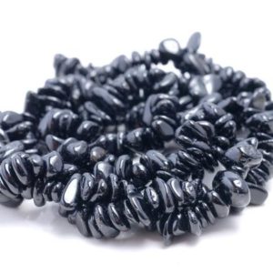Shop Black Tourmaline Chip & Nugget Beads! 5-6MM Black Tourmaline Gemstone Pebble Nugget Chip Loose Beads 34 inch  (80001739-A15) | Natural genuine chip Black Tourmaline beads for beading and jewelry making.  #jewelry #beads #beadedjewelry #diyjewelry #jewelrymaking #beadstore #beading #affiliate #ad