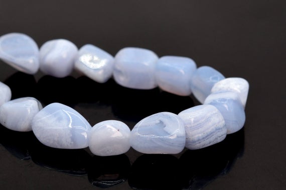 3-10mm Blue Lace Agate Beads Pebble Granule Aa Genuine Natural Gemstone Half Strand Loose Beads 7.5" Bulk Lot 1,3,5,10,50 (106219h-1880)