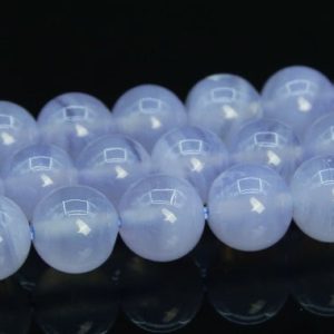 Shop Blue Lace Agate Round Beads! 5MM Blue Lace Agate Beads Brazil Grade AA Genuine Natural Gemstone Round Loose Beads 16" Bulk Lot Options (109191) | Natural genuine round Blue Lace Agate beads for beading and jewelry making.  #jewelry #beads #beadedjewelry #diyjewelry #jewelrymaking #beadstore #beading #affiliate #ad