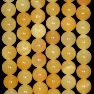 8mm Natural Rare Honey Calcite Gemstone Grade AAA Orange Smooth Round 8mm Loose Beads 7.5 inch Half Strand (80005162 H-458) | Natural genuine beads Gemstone beads for beading and jewelry making.  #jewelry #beads #beadedjewelry #diyjewelry #jewelrymaking #beadstore #beading #affiliate #ad