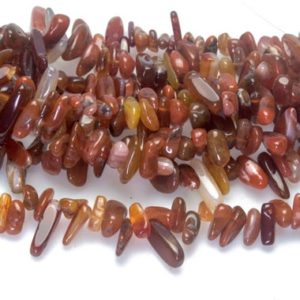 Shop Carnelian Beads! dream red carnelian stick beads – natural carnelian beads – tumbled dragger beads for jewelry – gemstone stick spike beads – 24-15mm -15inch | Natural genuine beads Carnelian beads for beading and jewelry making.  #jewelry #beads #beadedjewelry #diyjewelry #jewelrymaking #beadstore #beading #affiliate #ad