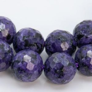 Shop Charoite Faceted Beads! Treated Charoite Gemstone Beads 7MM Deep Purple Micro Faceted Round A Quality Loose Beads (109613) | Natural genuine faceted Charoite beads for beading and jewelry making.  #jewelry #beads #beadedjewelry #diyjewelry #jewelrymaking #beadstore #beading #affiliate #ad