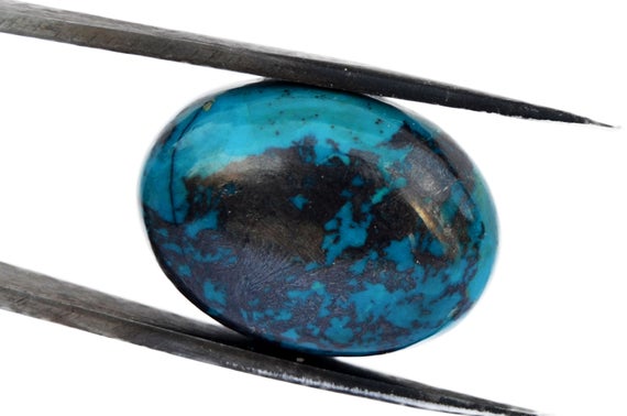 Chrysocolla Cabochon Gemstone (21mm X 15mm X 7mm) 21cts - Oval Cabochon - Blue Chrysocolla - Cabochon Stone - Loose Chrysocolla