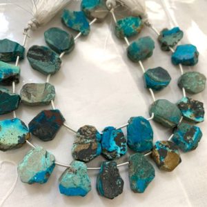 Shop Chrysocolla Beads! Chrysocolla natural nuggets | Natural genuine beads Chrysocolla beads for beading and jewelry making.  #jewelry #beads #beadedjewelry #diyjewelry #jewelrymaking #beadstore #beading #affiliate #ad