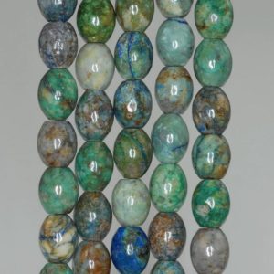 10x8mm Green Blue Chrysocolla Gemstone Drum Barrel Beads 7.5 Inch Half Strand Bulk Lot 1, 2, 6, 12 And 50 (90188026-674) | Natural genuine beads Gemstone beads for beading and jewelry making.  #jewelry #beads #beadedjewelry #diyjewelry #jewelrymaking #beadstore #beading #affiliate #ad