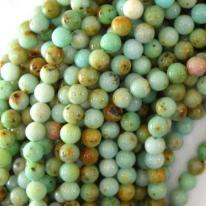Shop Chrysoprase Beads! Light Green Chrysoprase Round Beads Gemstone 15" Strand 4mm 6mm 8mm 10mm 12mm | Natural genuine beads Chrysoprase beads for beading and jewelry making.  #jewelry #beads #beadedjewelry #diyjewelry #jewelrymaking #beadstore #beading #affiliate #ad