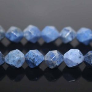 Shop Dumortierite Beads! Natural Faceted Dumortierite Nugget Beads,Dumortierite Beads,6mm 8mm 10mm Star Cut Faceted beads,one strand 15" | Natural genuine beads Dumortierite beads for beading and jewelry making.  #jewelry #beads #beadedjewelry #diyjewelry #jewelrymaking #beadstore #beading #affiliate #ad